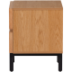 WOOOD Tours kommode/nattbord med 2 skuffer melamin/MDF naturfarget