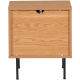 WOOOD Tours kommode/nattbord med 2 skuffer melamin/MDF naturfarget