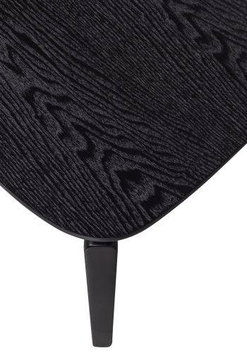 WOOOD Cras spisebordsstol - sort asketr