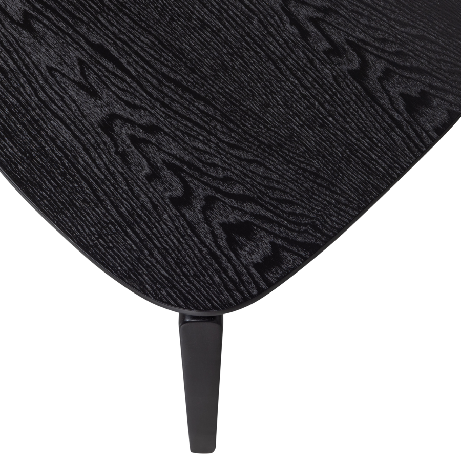 WOOOD Cras spisebordsstol - sort asketr