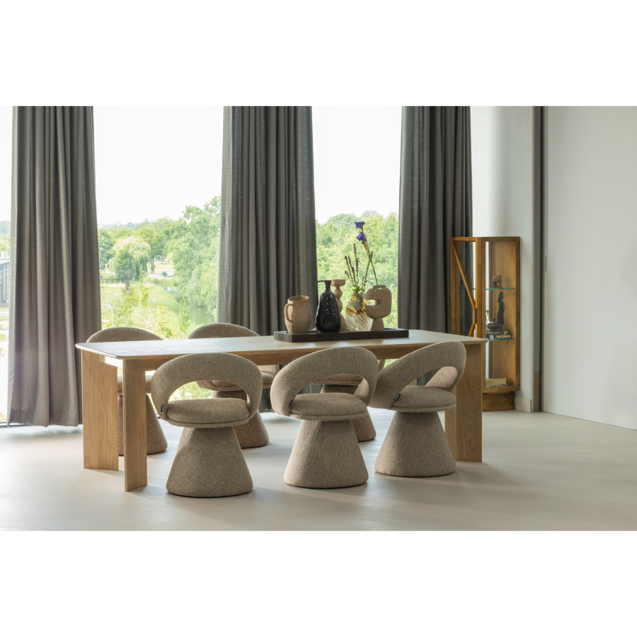 WOOOD Gianna Vase Aluminium Sand