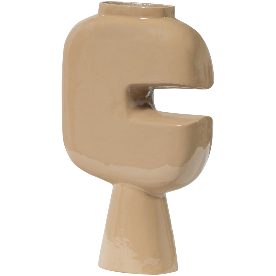 WOOOD Gianna Vase Aluminium Sand