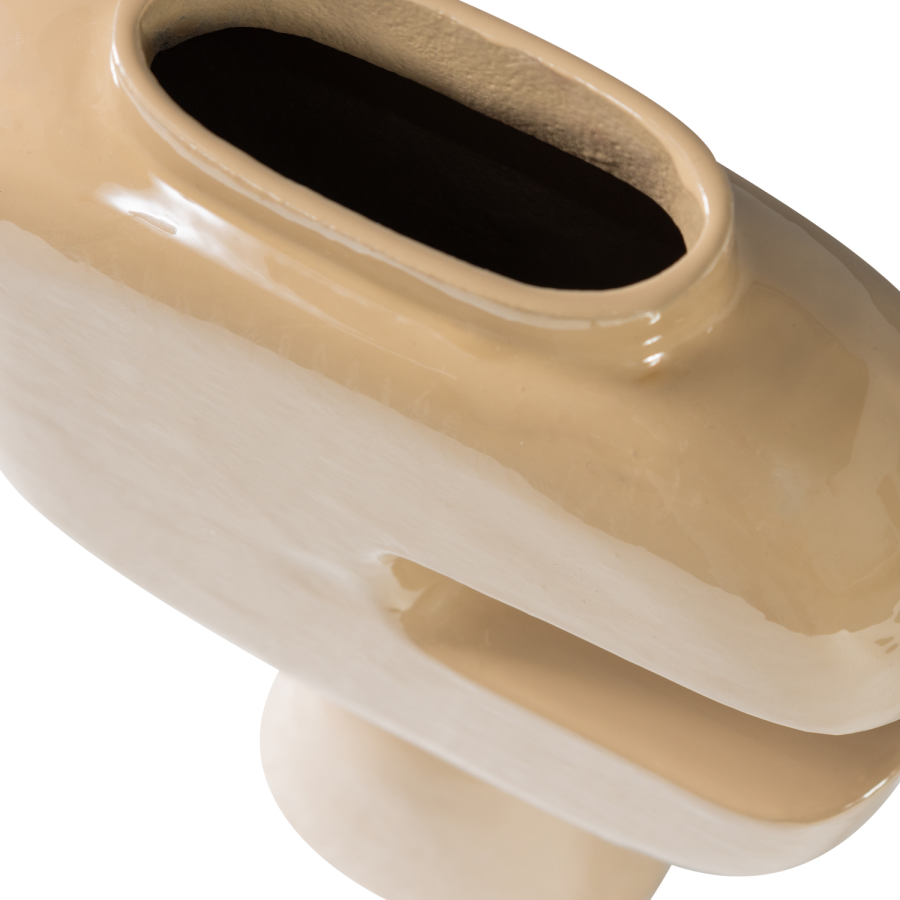 WOOOD Gianna Vase Aluminium Sand