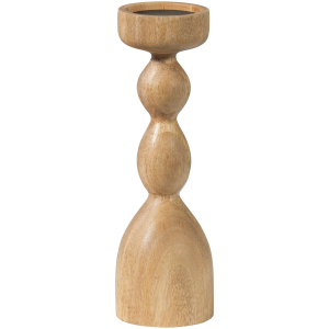 WOOOD Liske lysestake i mangotre, naturlig