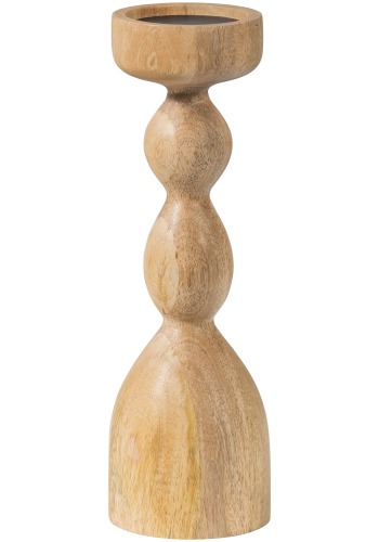 WOOOD Liske lysestake i mangotre, naturlig