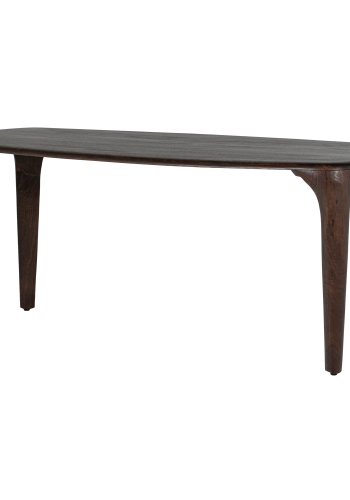 WOOOD Fiore spisebord mangotre m�rkebrunt 190x95 cm