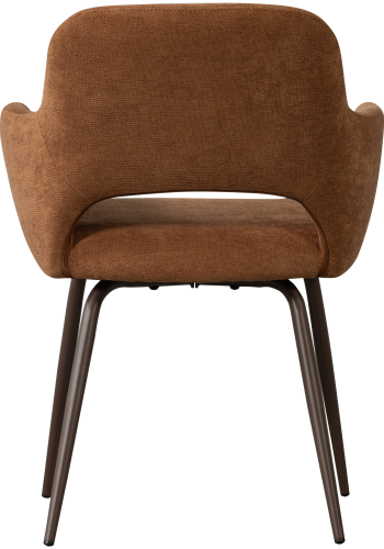 WOOOD Jenny Matstol V&auml;vd Tyg Brun