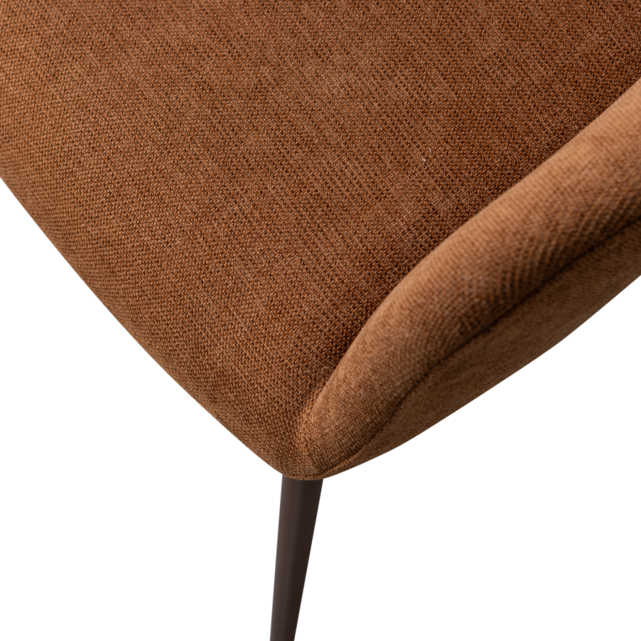 WOOOD Jenny Matstol V&auml;vd Tyg Brun