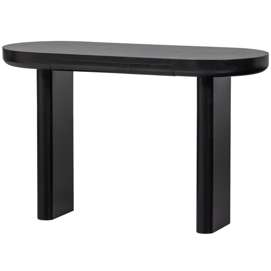 WOOOD MAEL SKRIVEBORD/SIDEBORD FINÉR SORT