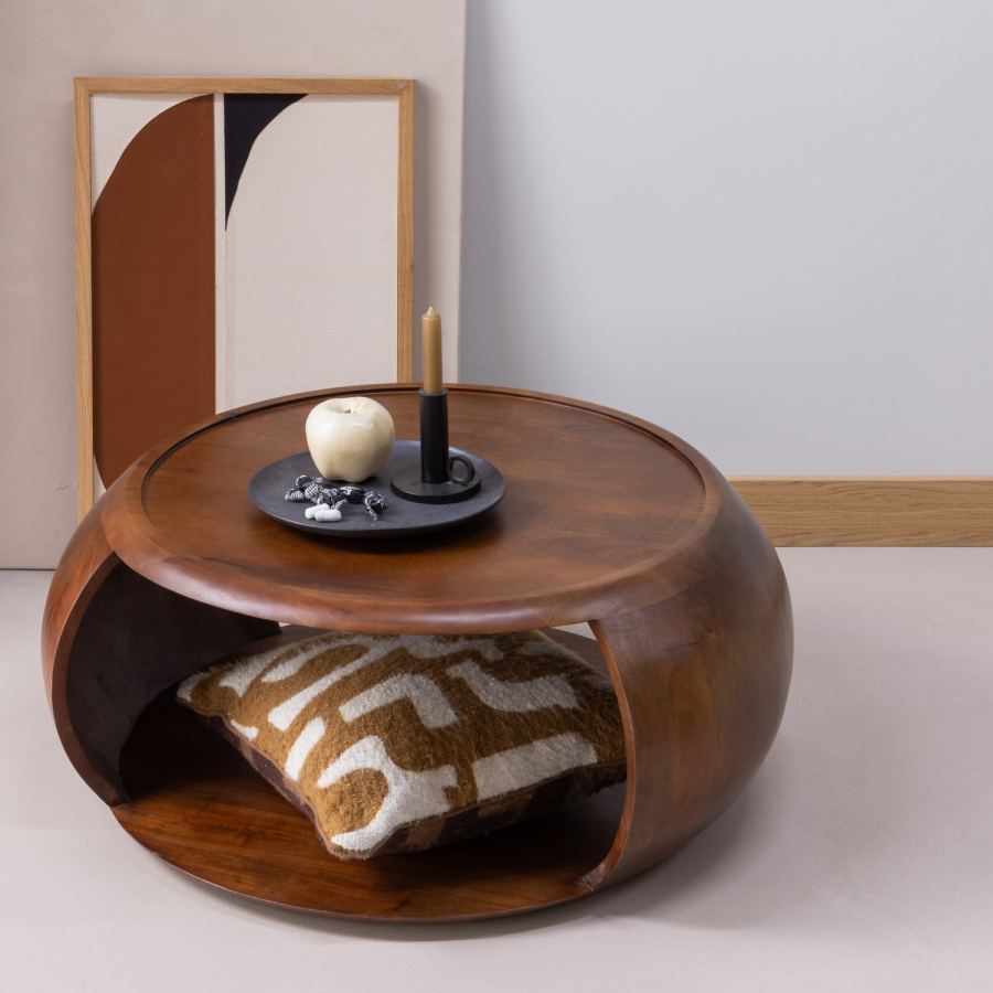 WOOOD Cole salongbord mangotre brun