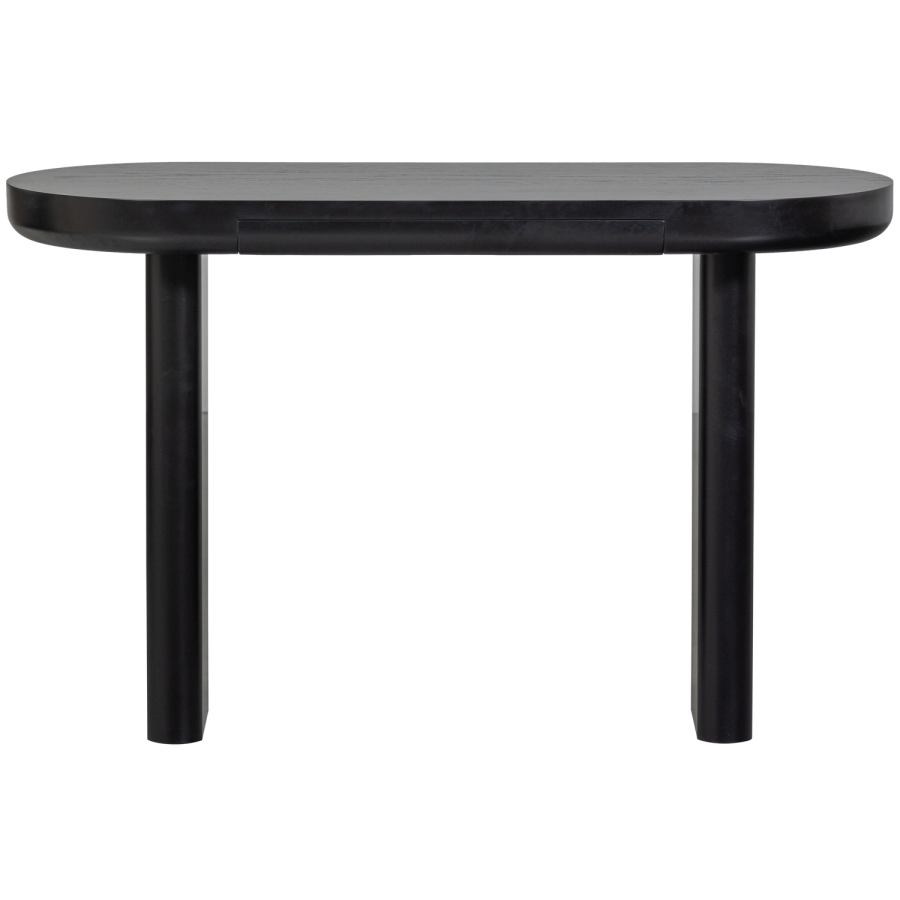 WOOOD MAEL SKRIVEBORD/SIDEBORD FINÉR SORT