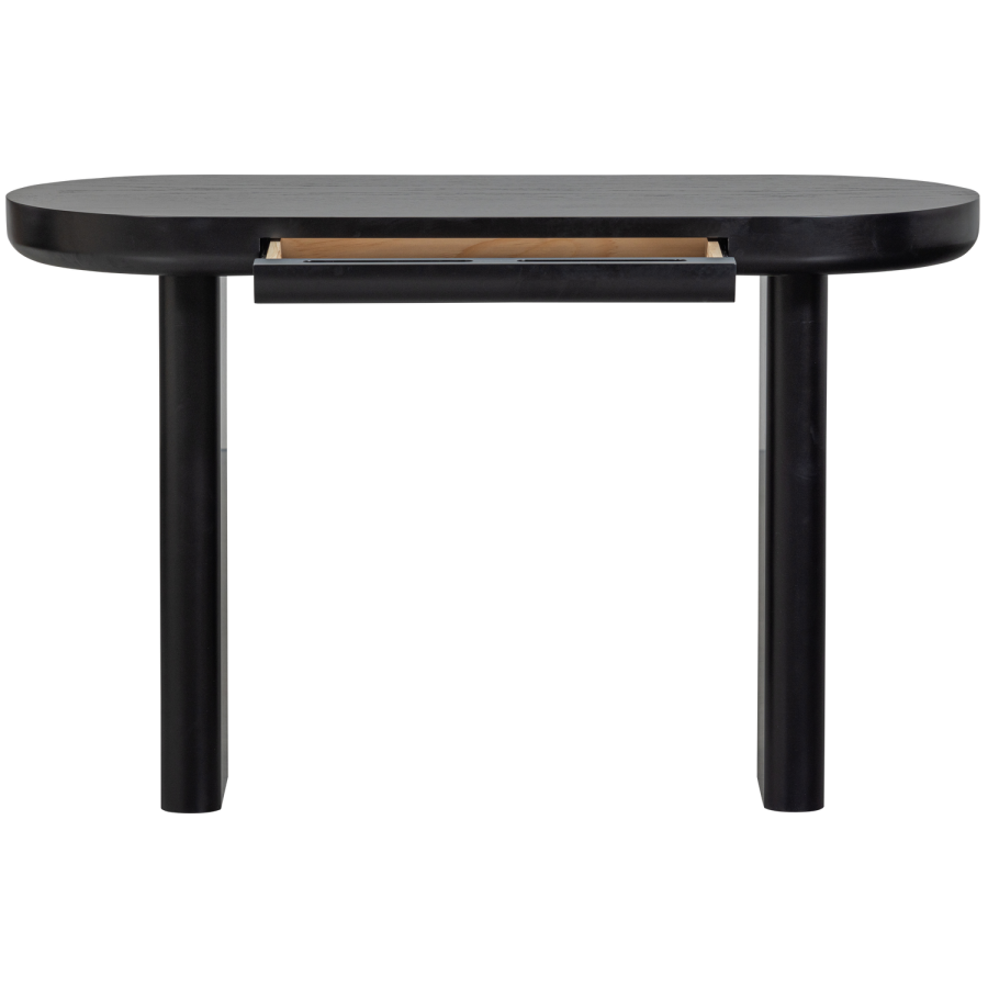 WOOOD MAEL SKRIVEBORD/SIDEBORD FINÉR SORT