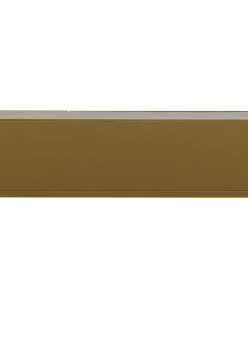 WOOOD Merge TV-benk i eukalyptustre, honninggul