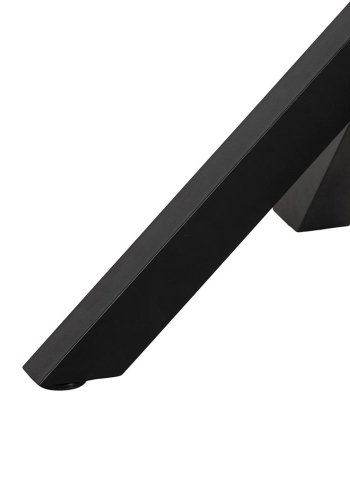 ACT NORDIC Heaven Esstisch, rund – natürliches Wildeichenfurnier und schwarzes Metall (120)