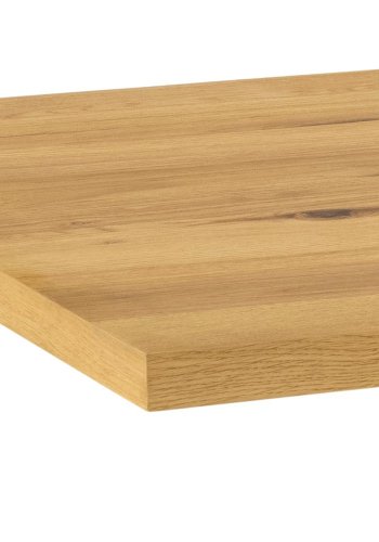 ACT NORDIC Heaven Esstisch, rechteckig – natürliches Wildeichenfurnier und schwarzes Metall (220x90)