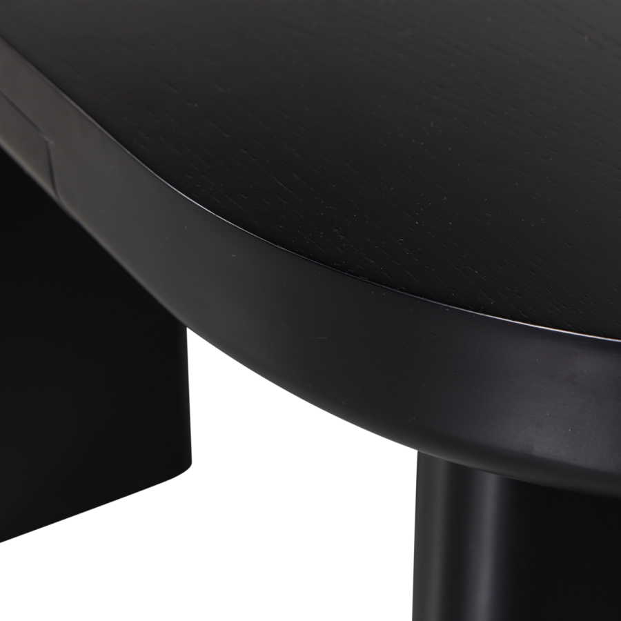 WOOOD MAEL SKRIVEBORD/SIDEBORD FINÉR SORT