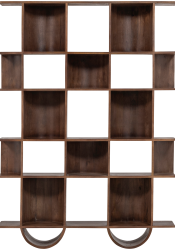 WOOOD Sinne bokhylle mangotre valn�tt 180x130 cm