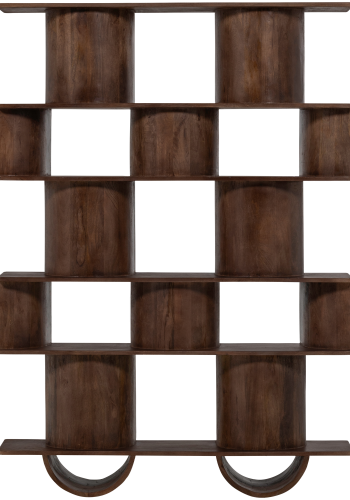 WOOOD Sinne bokhylle mangotre valn�tt 180x130 cm