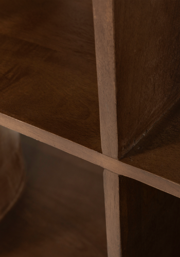 WOOOD Sinne bokhylle mangotre valn�tt 180x130 cm