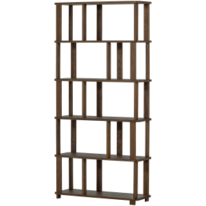 WOOOD Riss bokhylla, ek, naturf&auml;rgad, 186x90 cm