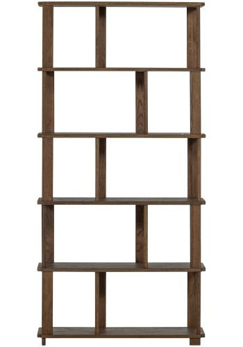 WOOOD Riss bokhylle, eik, naturfarget, 186x90 cm