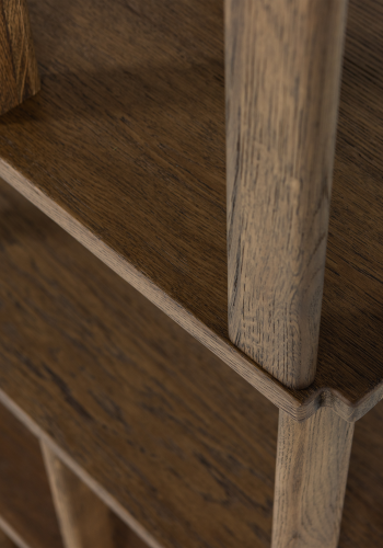 WOOOD Riss bokhylle, eik, naturfarget, 186x90 cm