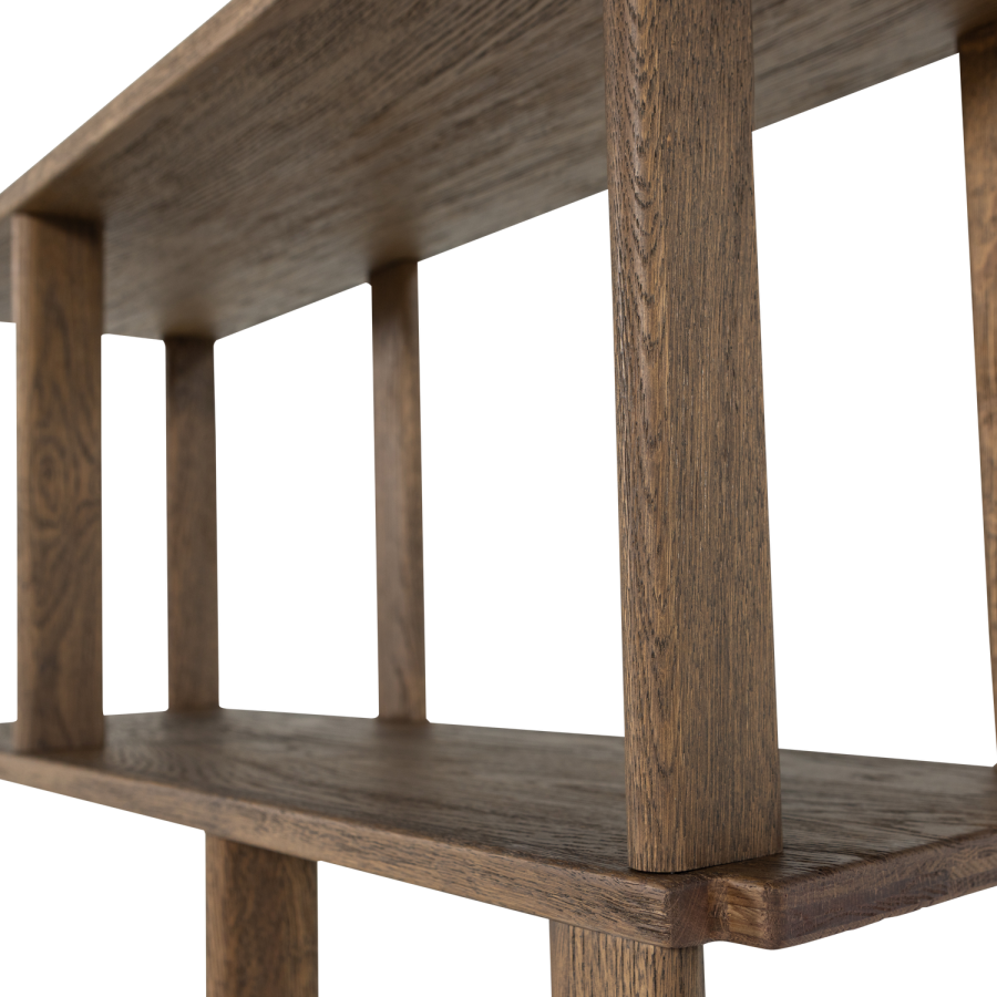 WOOOD Riss bokhylle, eik, naturfarget, 186x90 cm