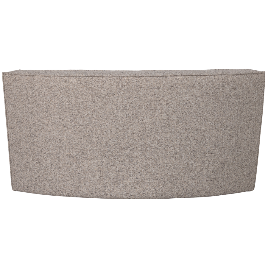 WOOOD Europa 2-seters spisebordbenk vevd stoff sandmelert