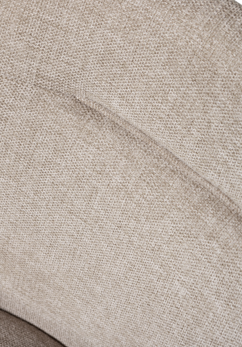 WOOOD Grant-Jaki spisebordsstolen, m. armln - sand polyester og sort metal