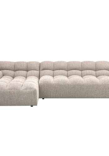 WOOOD Allure Sjeselong Venstre vevd Naturmelert