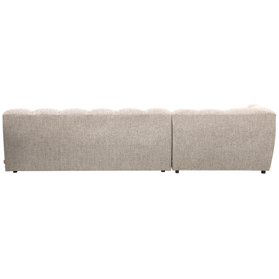 WOOOD Allure Sjeselong Venstre vevd Naturmelert