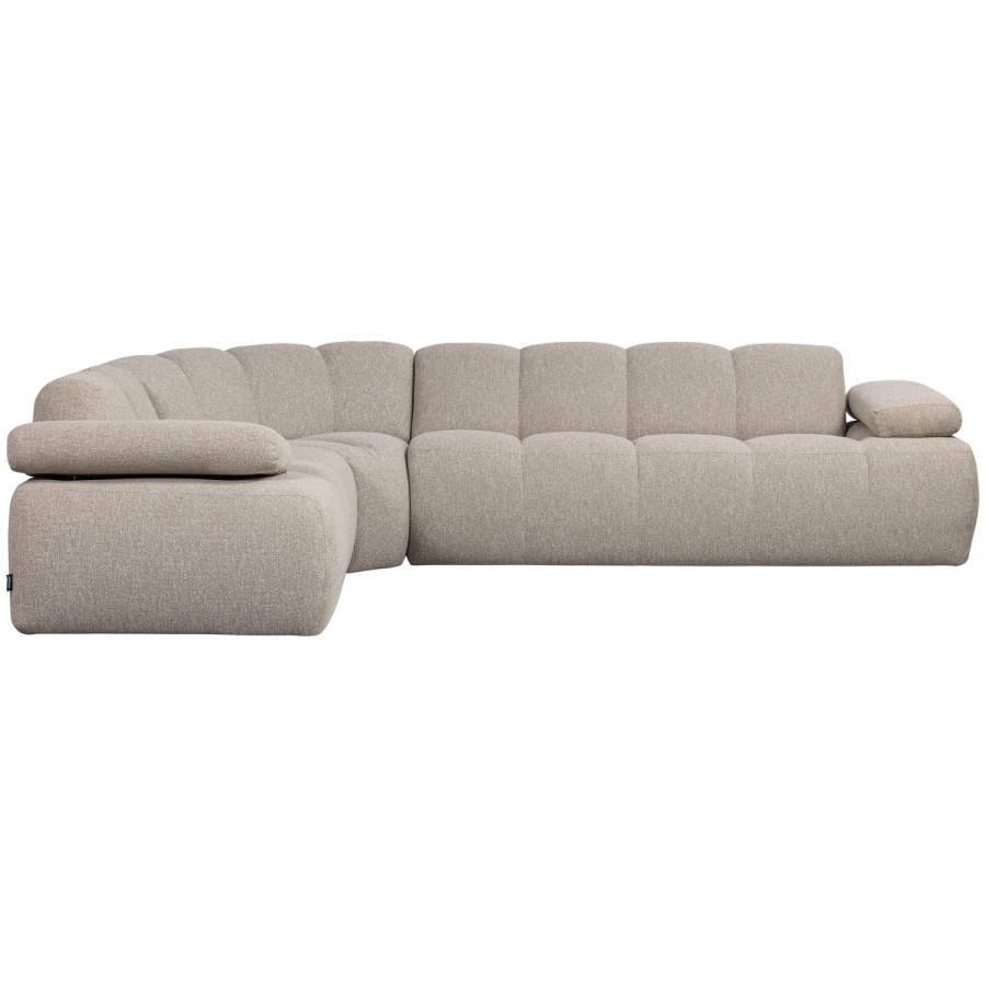 WOOOD Mojo hj�rnesofa venstre Boucle beige melange