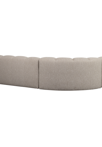 WOOOD Mojo hj�rnesofa venstre Boucle beige melange