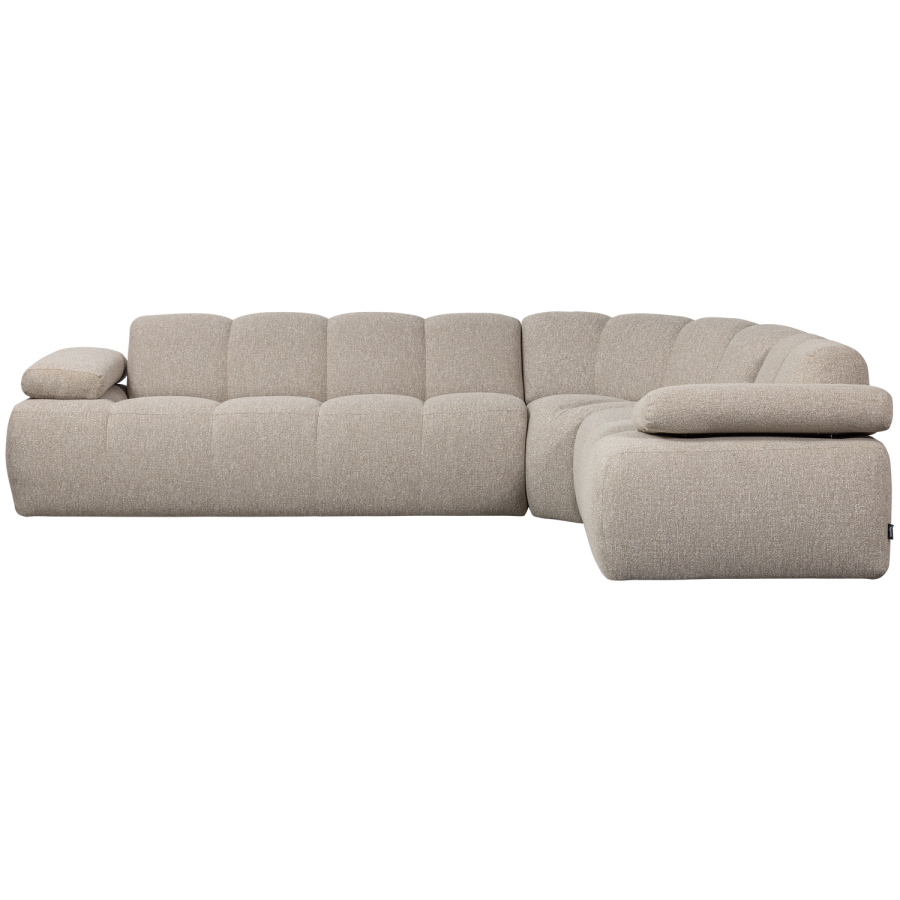 WOOOD Mojo hj�rnesofa h�yre Boucle beige melange