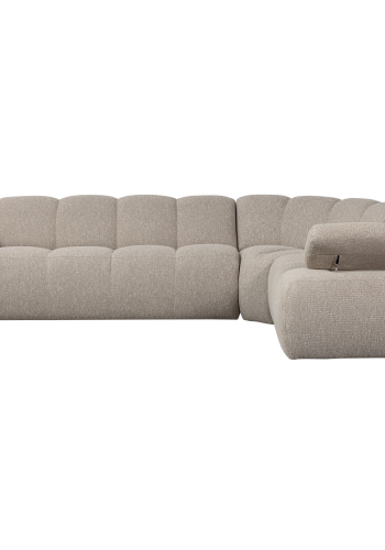 WOOOD Mojo hj�rnesofa h�yre Boucle beige melange