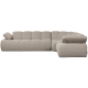 WOOOD Mojo hj�rnesofa h�yre Boucle beige melange