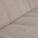 WOOOD Mojo hj�rnesofa h�yre Boucle beige melange