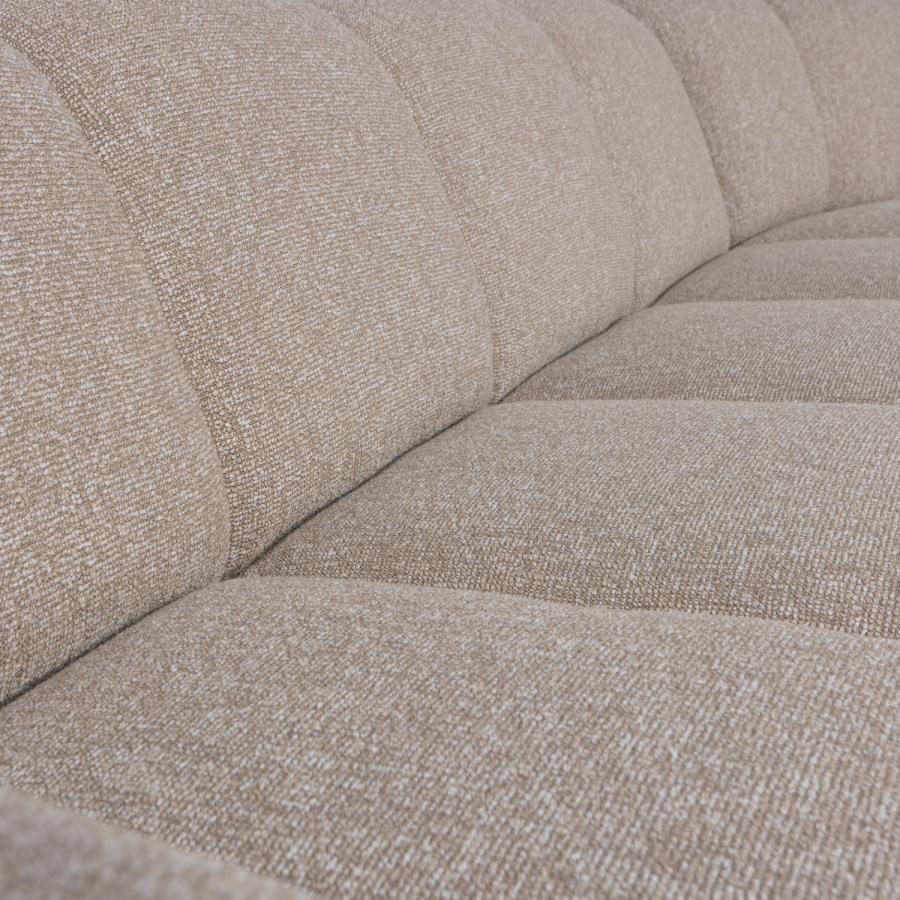 WOOOD Mojo hj�rnesofa h�yre Boucle beige melange