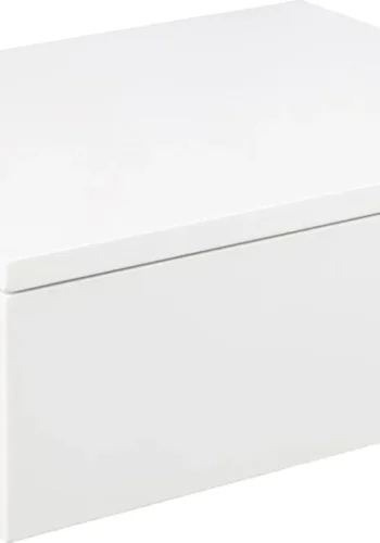 ACT NORDIC Avignon Wand-Nachttisch, mit 1 Schublade - weies MDF (37x32)