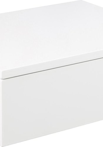 ACT NORDIC Avignon Wand-Nachttisch, mit 1 Schublade - weies MDF (37x32)