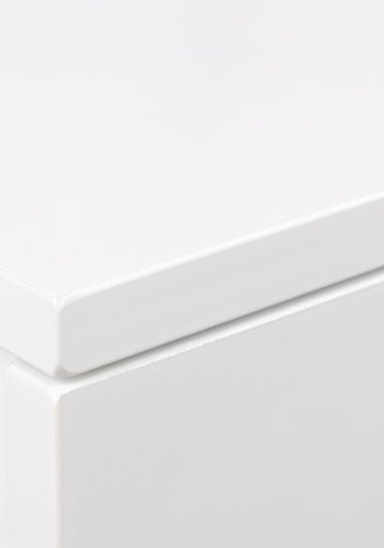 ACT NORDIC Avignon Wand-Nachttisch, mit 1 Schublade - weies MDF (37x32)