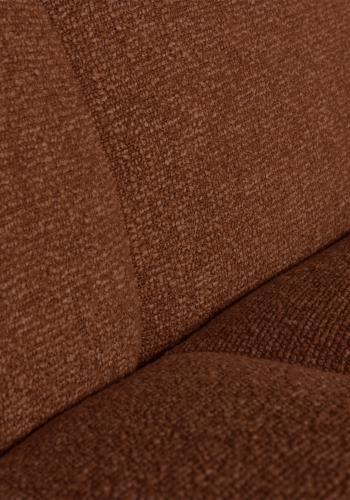 WOOOD Mojo Sjeselongsofa Venstre Boucle Rustbrun Melert