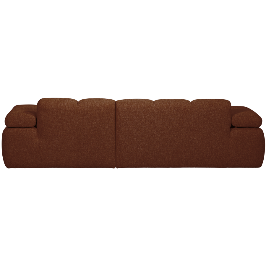 WOOOD Mojo Sjeselongsofa H�yre Boucle Rustbrun Melert