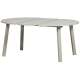 WOOOD Janne spisebord med uttrekk, eik, Dakargrau [Fsc]