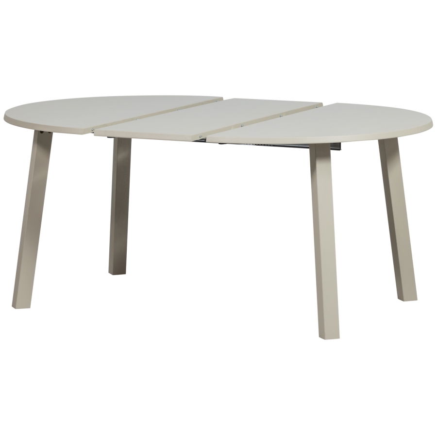 WOOOD Janne spisebord med uttrekk, eik, Dakargrau [Fsc]