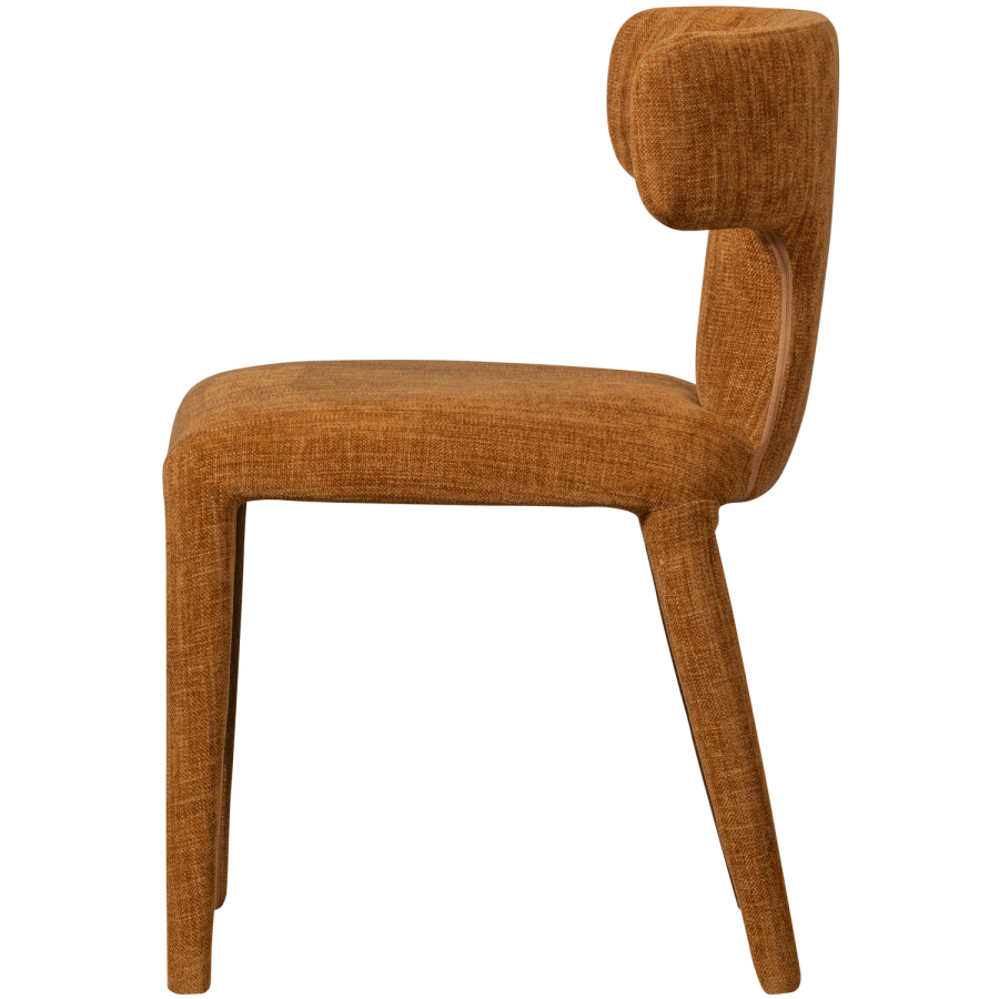 WOOOD Permit spisebordsstol - kanel polyester stof