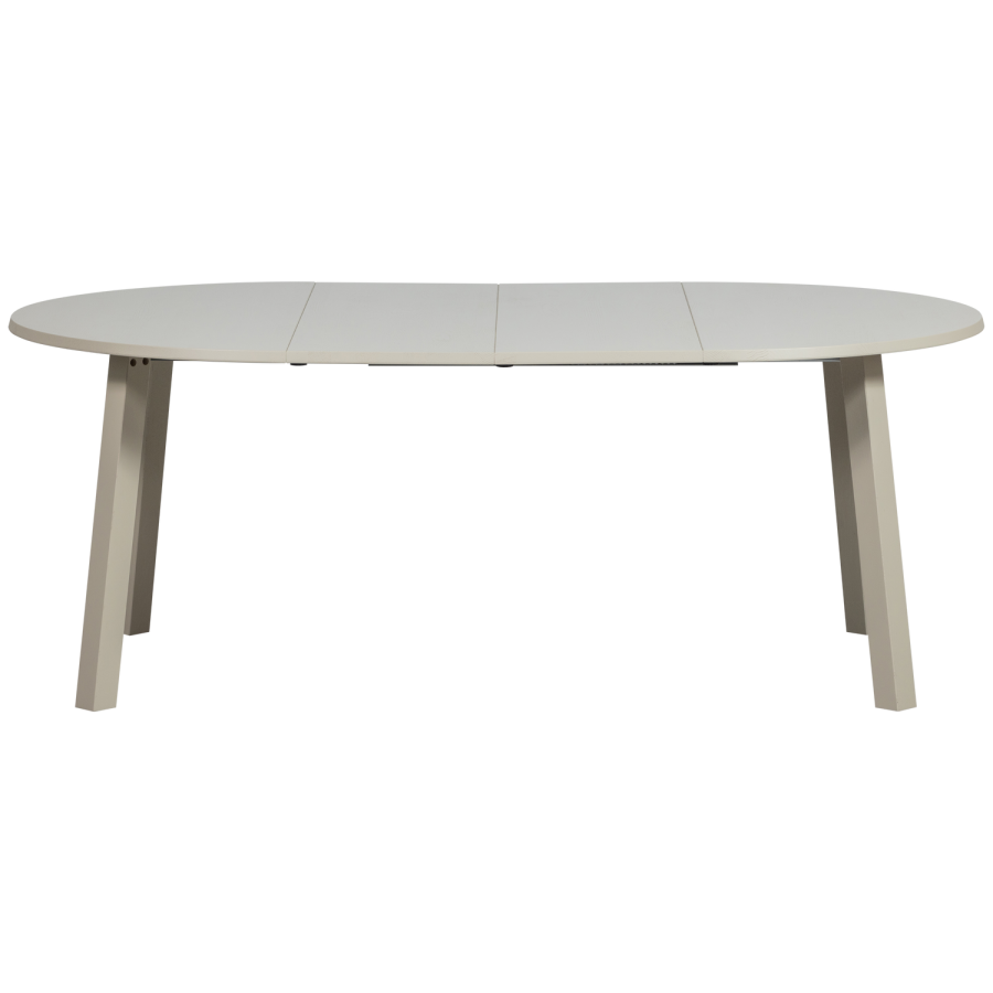 WOOOD Janne spisebord med uttrekk, eik, Dakargrau [Fsc]