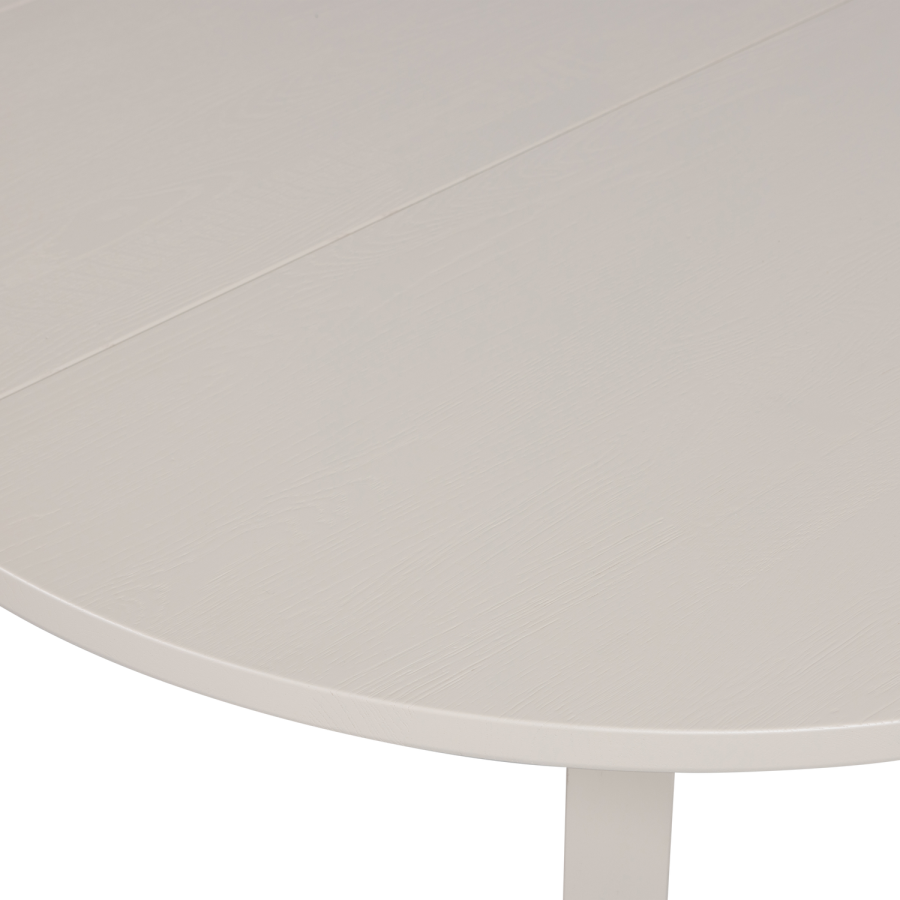 WOOOD Janne spisebord med uttrekk, eik, Dakargrau [Fsc]