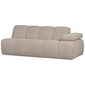 WOOOD Mojo 2-sits Element Armst�d H�ger Boucle Beige Melange