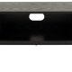 ACT NORDIC Angus TV-bord, m. 2 mesh skydelger  - sort ask melamin og sort metal (180x40)
